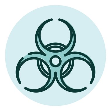 Beyaz arkaplanda uyarı işareti tehlikesi, illüstrasyon, vektör.