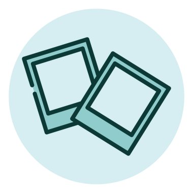 Düğün fotoğrafı, illüstrasyon, beyaz arkaplandaki vektör.