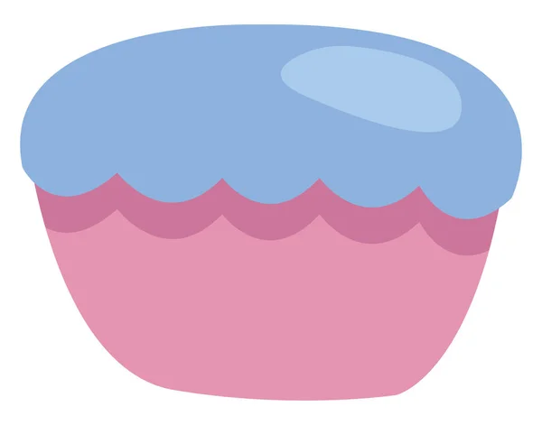 Dessert Cake Illustratie Vector Een Witte Achtergrond — Stockvector