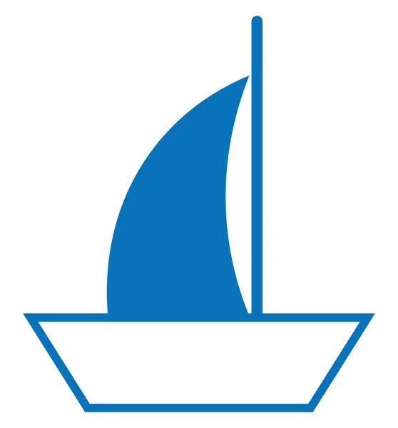 Bootsfahrt Illustration Vektor Auf Weißem Hintergrund — Stockvektor