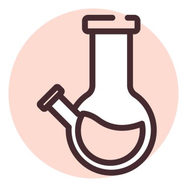 Beyaz arka planda uyuşturucu bağımlılığı, illüstrasyon, vektör.