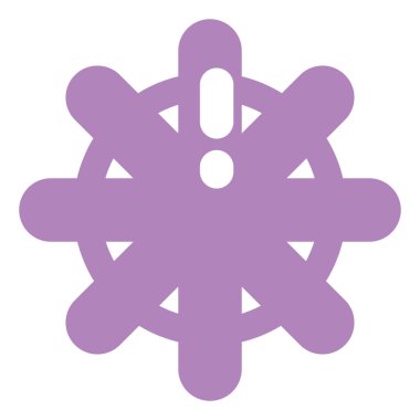 Kış kar taneciği, illüstrasyon, beyaz arkaplanda vektör.