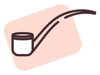 Tütün bağımlılığı, illüstrasyon, beyaz arka planda vektör.