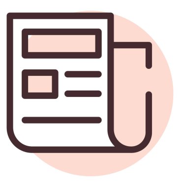 Afiş, illüstrasyon, beyaz arkaplan üzerindeki vektör.