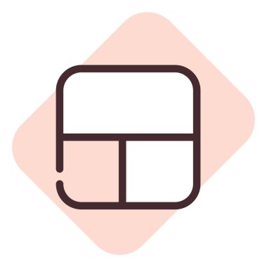 Uygulama katmanı, illüstrasyon, beyaz arkaplan üzerindeki vektör.