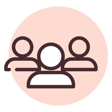 Uygulama grubu, illüstrasyon, beyaz arkaplan üzerindeki vektör.