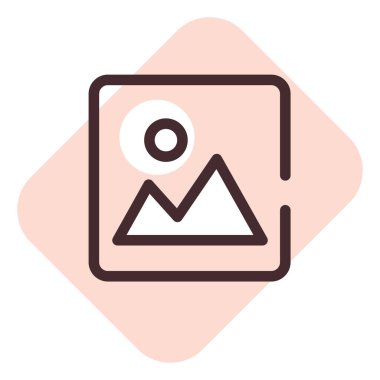 Uygulama fotoğrafı, illüstrasyon, beyaz arkaplan üzerindeki vektör.