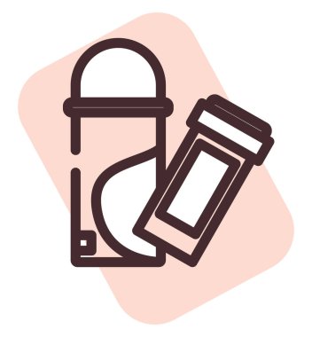 Beyaz arkaplanda saç kesiciler, illüstrasyon, vektör.