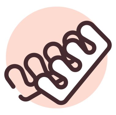 Güzellik pedikürü, illüstrasyon, beyaz arka planda vektör..