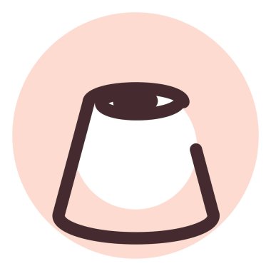 Tatlı karamel şeker, illüstrasyon, beyaz arka planda vektör..