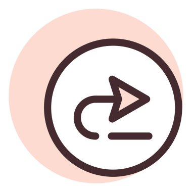 Bilgisayar yinelemesi, illüstrasyon, beyaz arkaplan üzerindeki vektör.