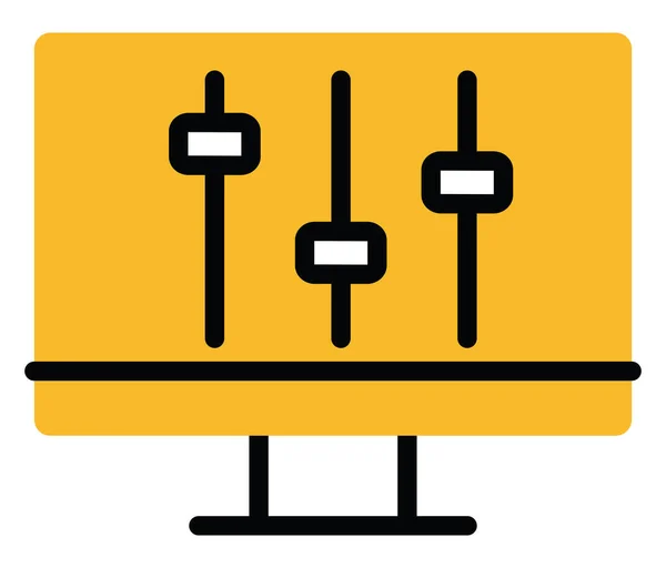 Icon Zur Standortoptimierung Illustration Vektor Auf Weißem Hintergrund — Stockvektor