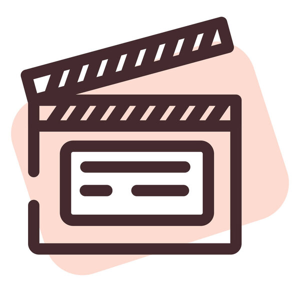 Баннер театра, иллюстрация, вектор на белом фоне.