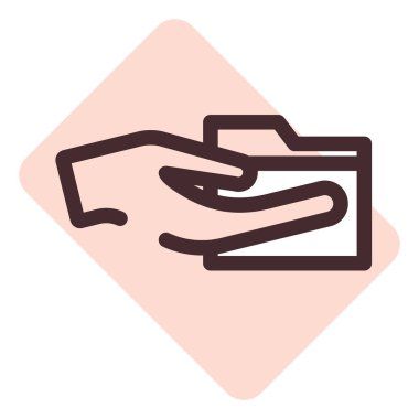 Beyaz arkaplan üzerindeki bilgisayar paylaşım dizini, illüstrasyon, vektör.