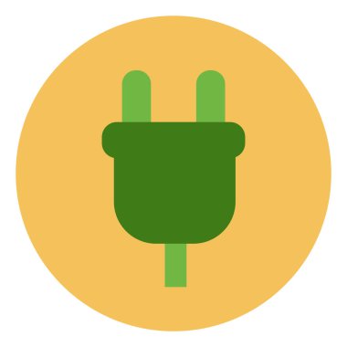 Ekoloji enerjisi, illüstrasyon, beyaz arkaplandaki vektör.