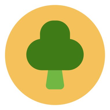 Ekoloji ağacı, illüstrasyon, beyaz arkaplandaki vektör.