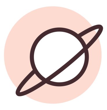 Kozmos eğitimi, illüstrasyon, beyaz arkaplan üzerindeki vektör.