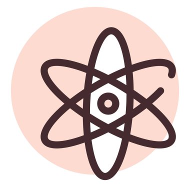 Beyaz bir arkaplanda fizik eğitimi, illüstrasyon, vektör.