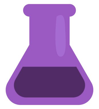 Cadılar Bayramı iksiri, illüstrasyon, beyaz arkaplandaki vektör.