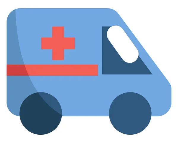 Salute Ambulanza Illustrazione Vettore Sfondo Bianco — Vettoriale Stock