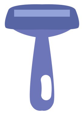 Tıraş bıçağı, illüstrasyon, beyaz arka planda vektör.