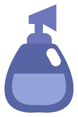 Temizlik spreyi, illüstrasyon, beyaz arkaplandaki vektör.