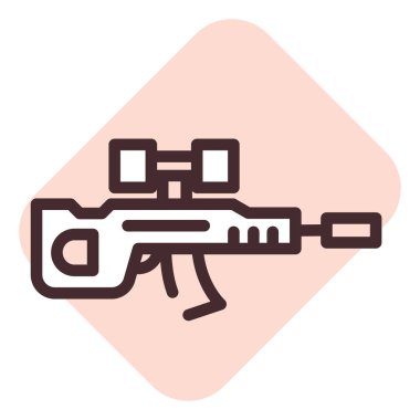 Silah yasası, illüstrasyon, beyaz arkaplan üzerindeki vektör.