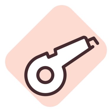 Islık kanunu, illüstrasyon, beyaz arkaplan üzerindeki vektör.