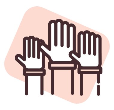 Sosyal hayat yasaları, illüstrasyon, beyaz arkaplan üzerindeki vektör.