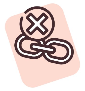 Beyaz arkaplan üzerinde pazarlama ekleme bağlantısı, illüstrasyon, vektör.