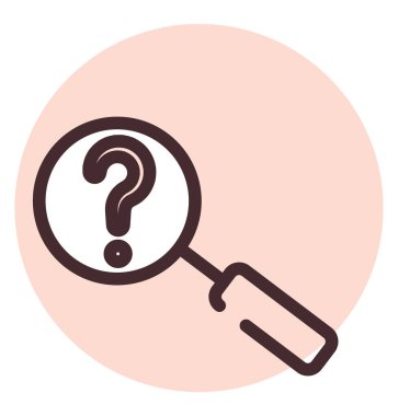 Beyaz zemin üzerinde pazarlama arama, illüstrasyon, vektör.