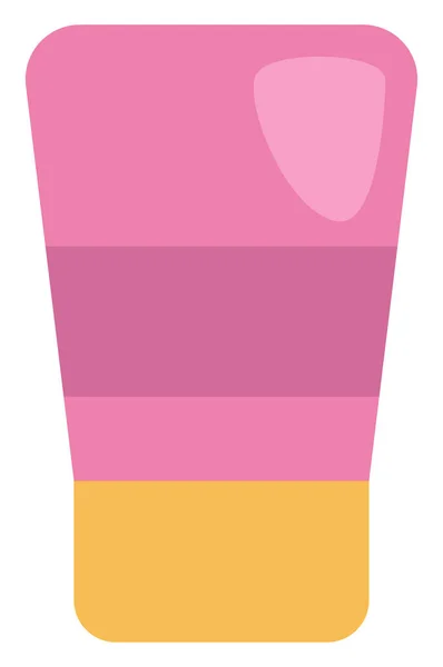 Maquillage Crème Illustration Vecteur Sur Fond Blanc — Image vectorielle