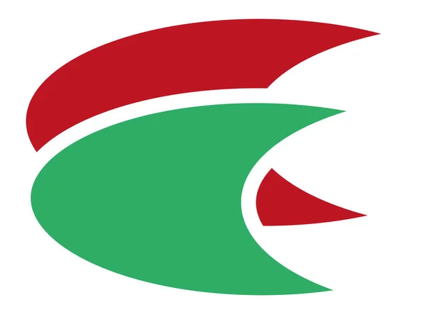 Círculos Logotipo Ilustração Vetor Sobre Fundo Branco — Vetor de Stock