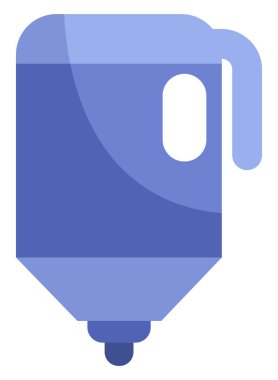 Beyaz arkaplanda edebiyat kalemi, illüstrasyon, vektör.