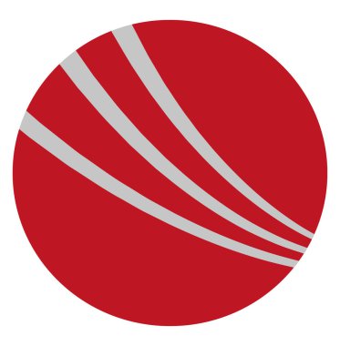 Gri çizgili logo, illüstrasyon, beyaz arkaplan üzerindeki vektör.