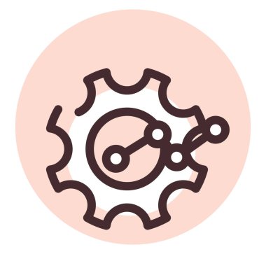 Beyaz zemin üzerinde pazarlama optimizasyonu, illüstrasyon, vektör.