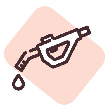 Petrol sondajı kaydetme, illüstrasyon, beyaz arkaplan üzerindeki vektör.