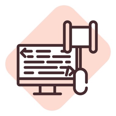 Dengeli yasalar, illüstrasyon, beyaz arkaplan üzerindeki vektör.