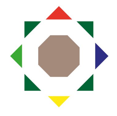 Elmas logosu, illüstrasyon, beyaz arkaplan üzerindeki vektör.