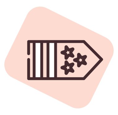 Takip yasası, illüstrasyon, beyaz arkaplan üzerindeki vektör.