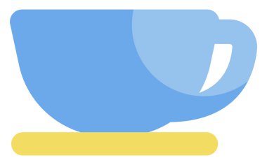 Sabah kahvesi, illüstrasyon, beyaz arka plandaki vektör..