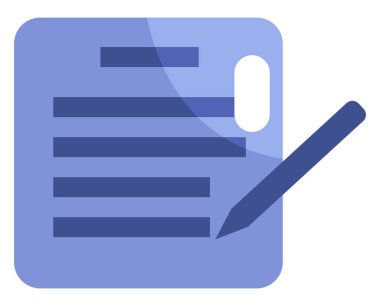 Beyaz arkaplanda edebiyat metni denemesi, illüstrasyon, vektör.