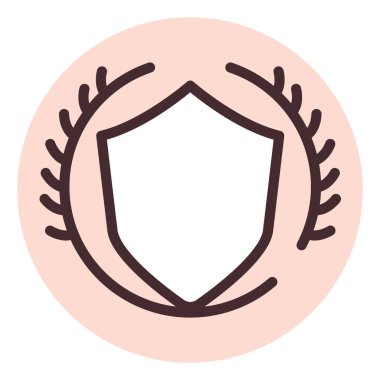 Güvenlik güçleri, illüstrasyon, beyaz arka planda vektör..