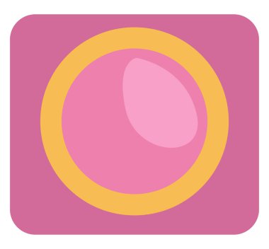 Göz farı, illüstrasyon, beyaz arkaplan üzerindeki vektör.