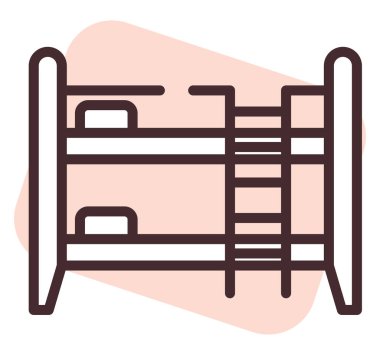 Beyaz arka planda ranza, illüstrasyon, vektör.