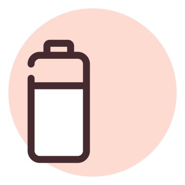 Telefon bataryası, illüstrasyon, beyaz arkaplan üzerindeki vektör.