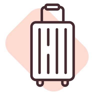 Alışveriş merkezi bavulları, illüstrasyon, beyaz arkaplandaki vektör.