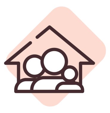 Beyaz arka planda sosyal medya, illüstrasyon, vektör.