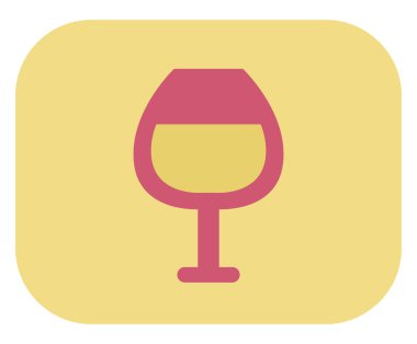 Seyahat şarabı, illüstrasyon, beyaz arka planda vektör..