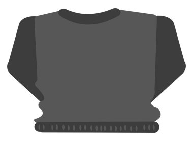 Yaz süveteri, illüstrasyon, beyaz arkaplanda vektör.